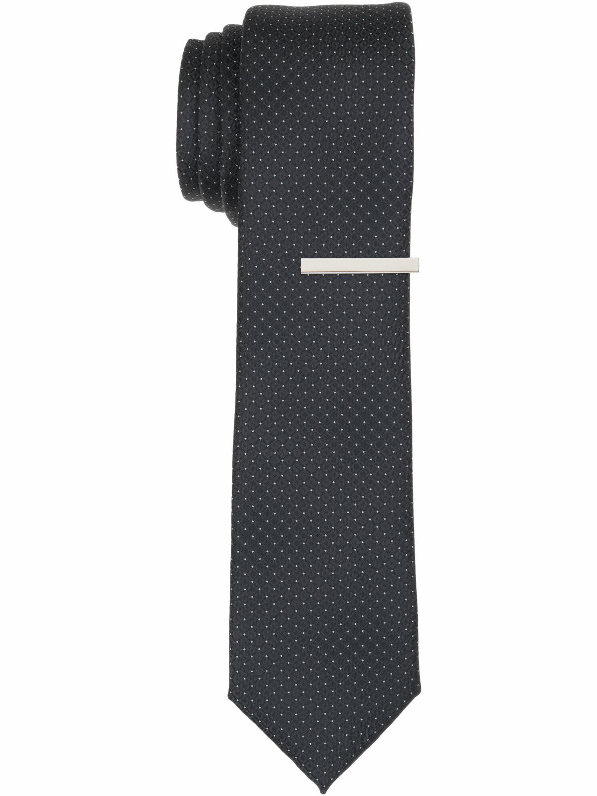 Solid Plain weave Slim Necktie