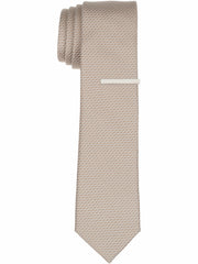 Solid Plain weave Micro Slim Tie