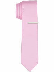 Solid Plain weave Micro Slim Tie