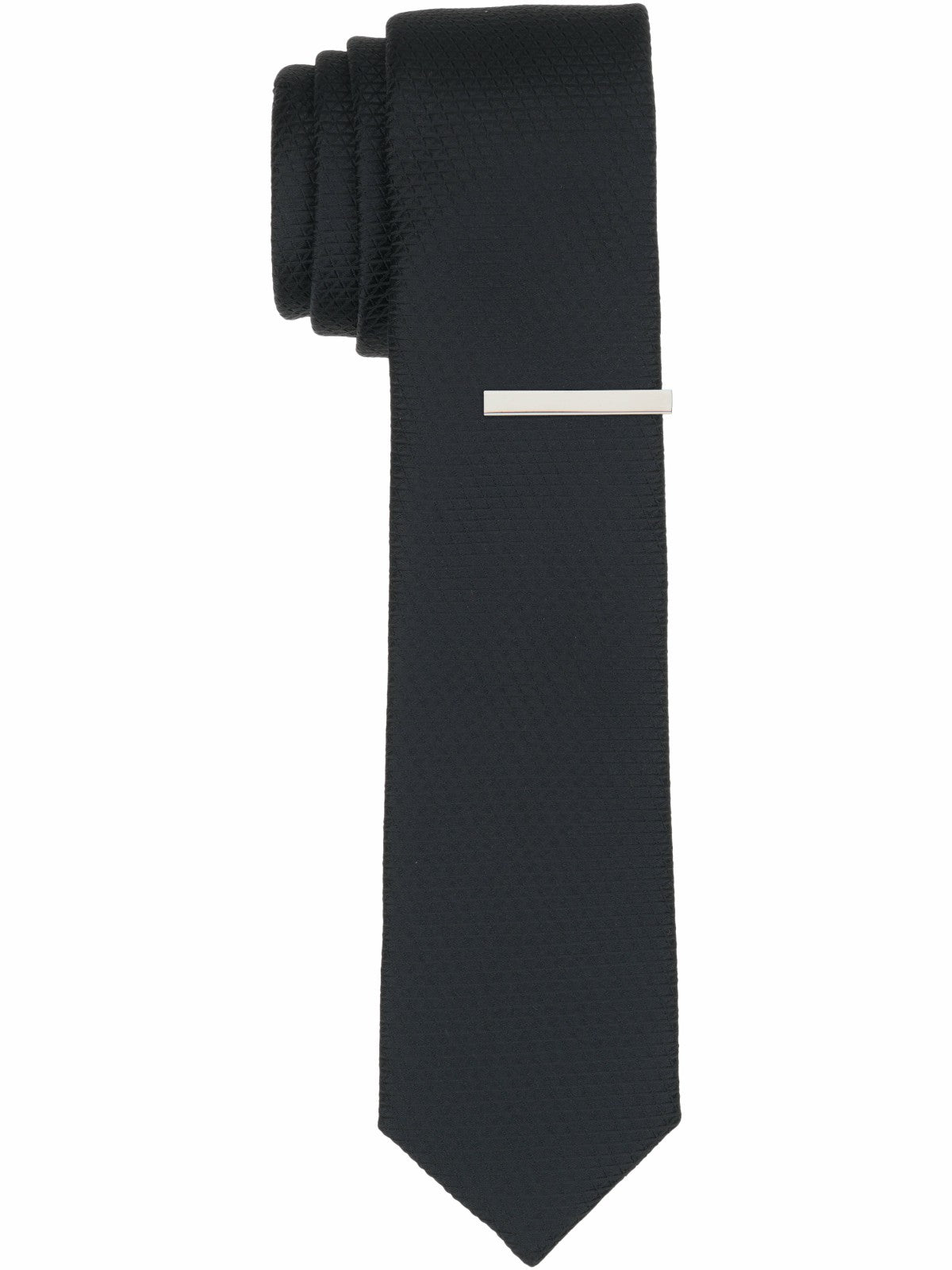 Solid Plain weave Micro Slim Tie