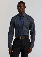 Polka Dot Print Slim Fit Shirt