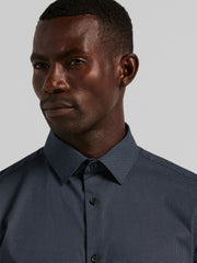 Polka Dot Print Slim Fit Shirt