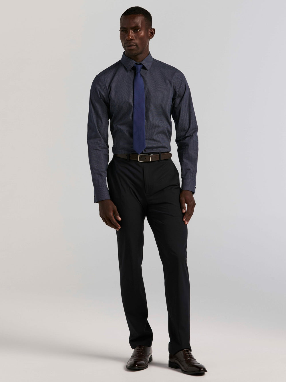 Polka Dot Print Slim Fit Shirt