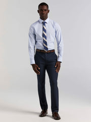 Mini Check Slim Fit Cotton Shirt