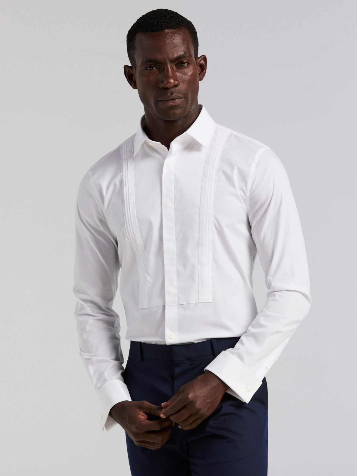 Slim Fit Tuxedo Dress Shirt