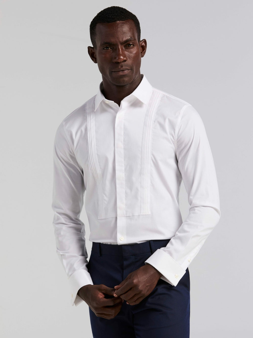 Slim Fit Tuxedo Dress Shirt