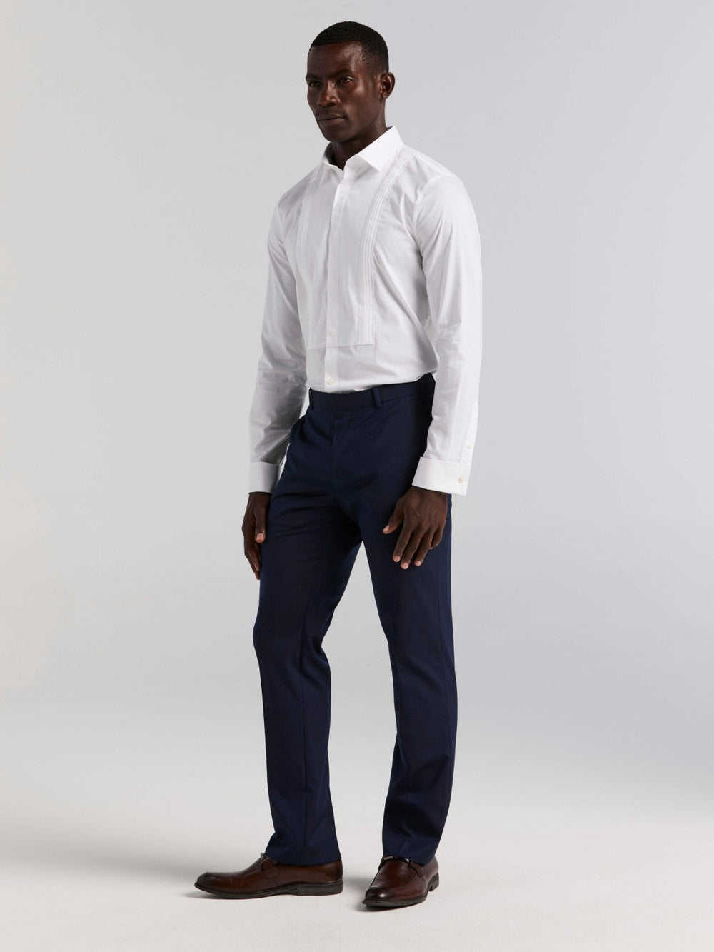Slim Fit Tuxedo Dress Shirt