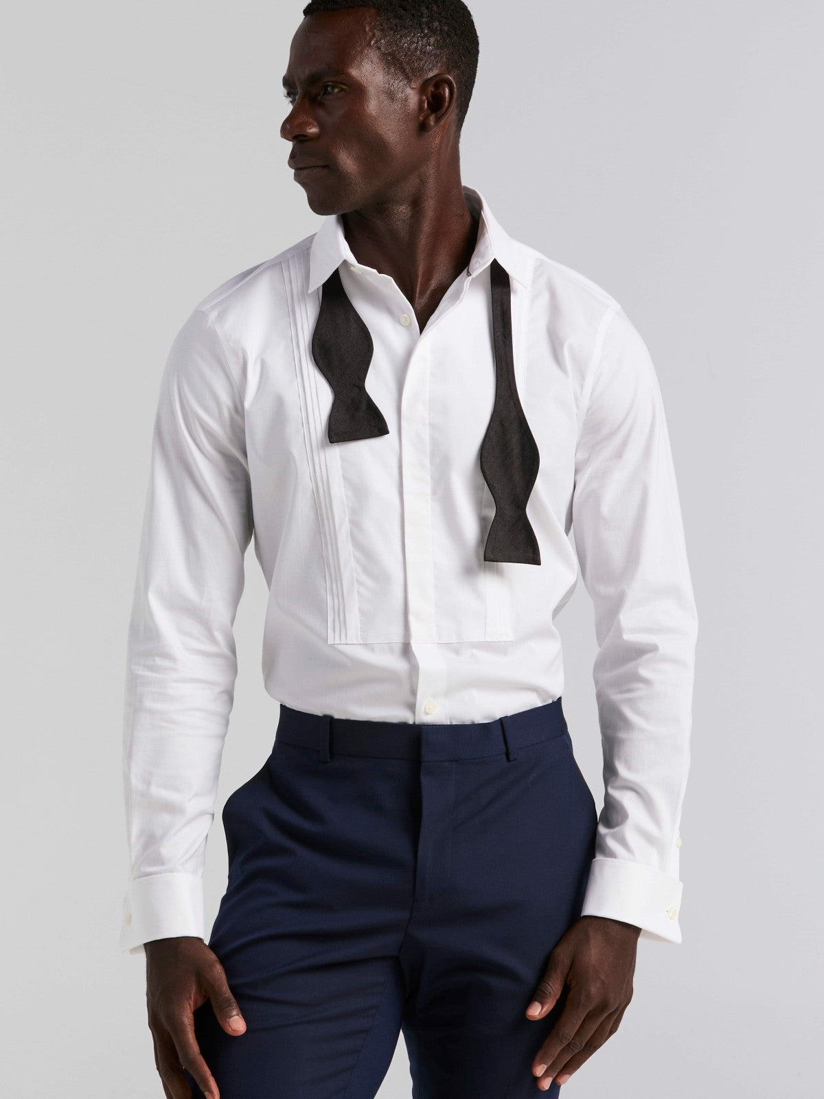 Slim Fit Tuxedo Dress Shirt