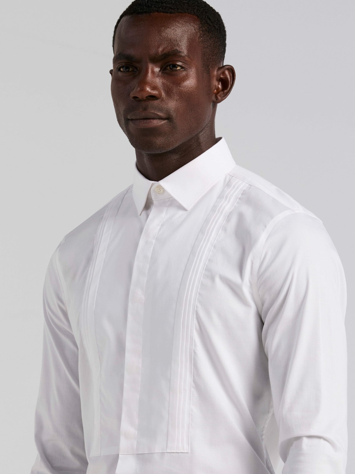 Slim Fit Tuxedo Dress Shirt
