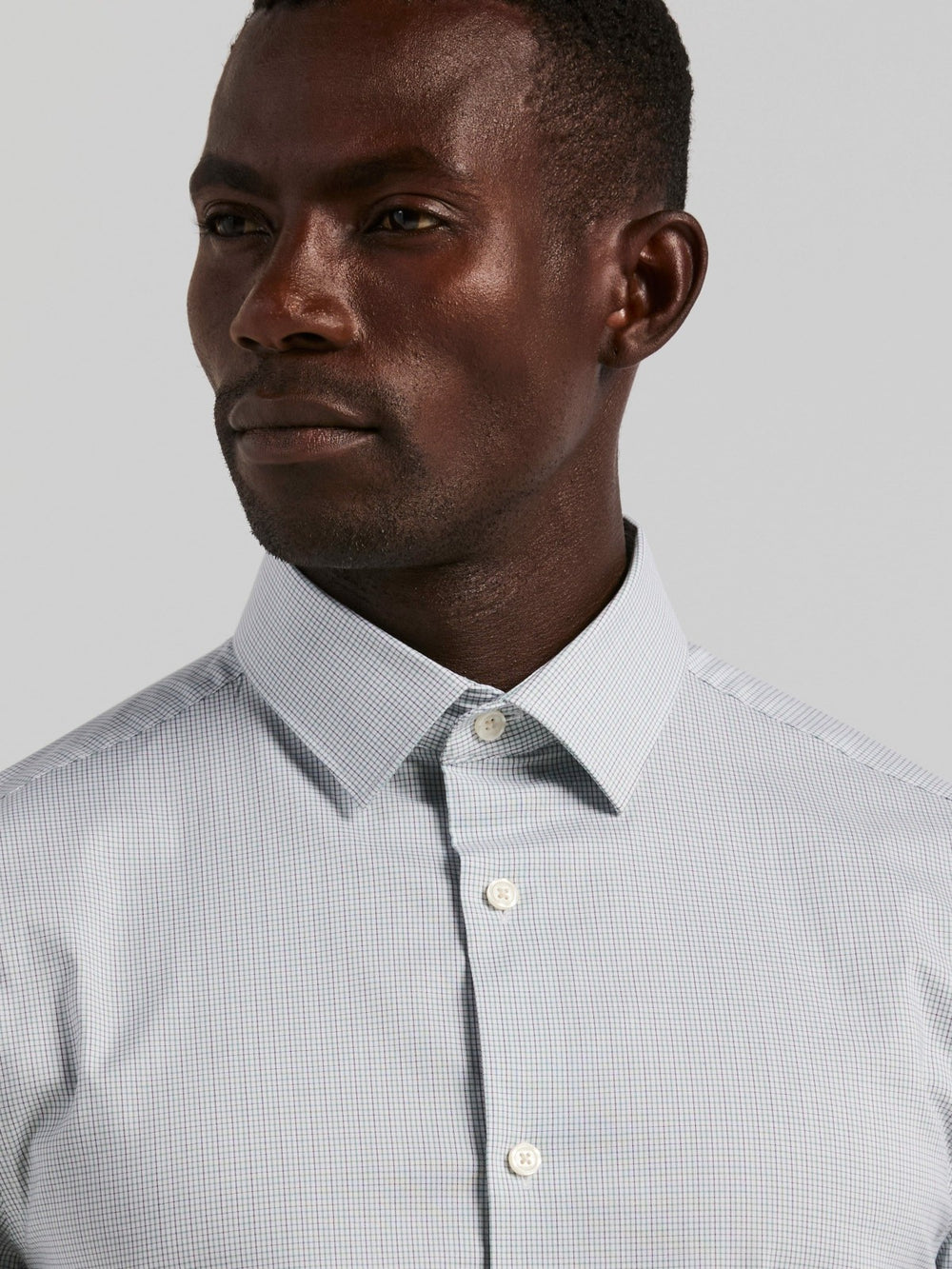 Plaid Slim Fit Poplin Shirt