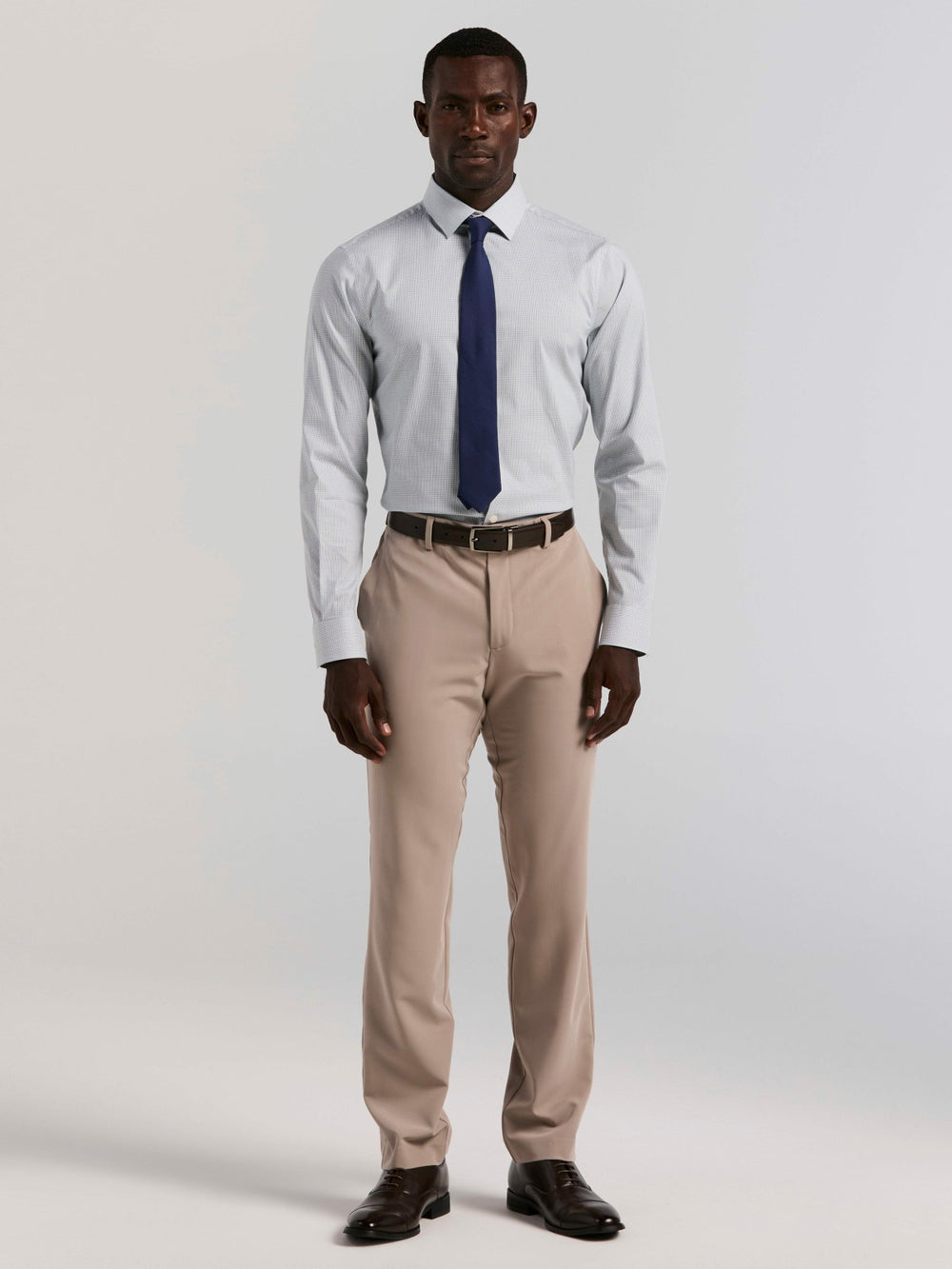 Plaid Slim Fit Poplin Shirt