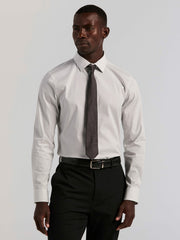 Slim Fit Dot Print Dress Shirt