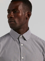 Slim Fit Bengal Stripe Cotton Dress Shirt