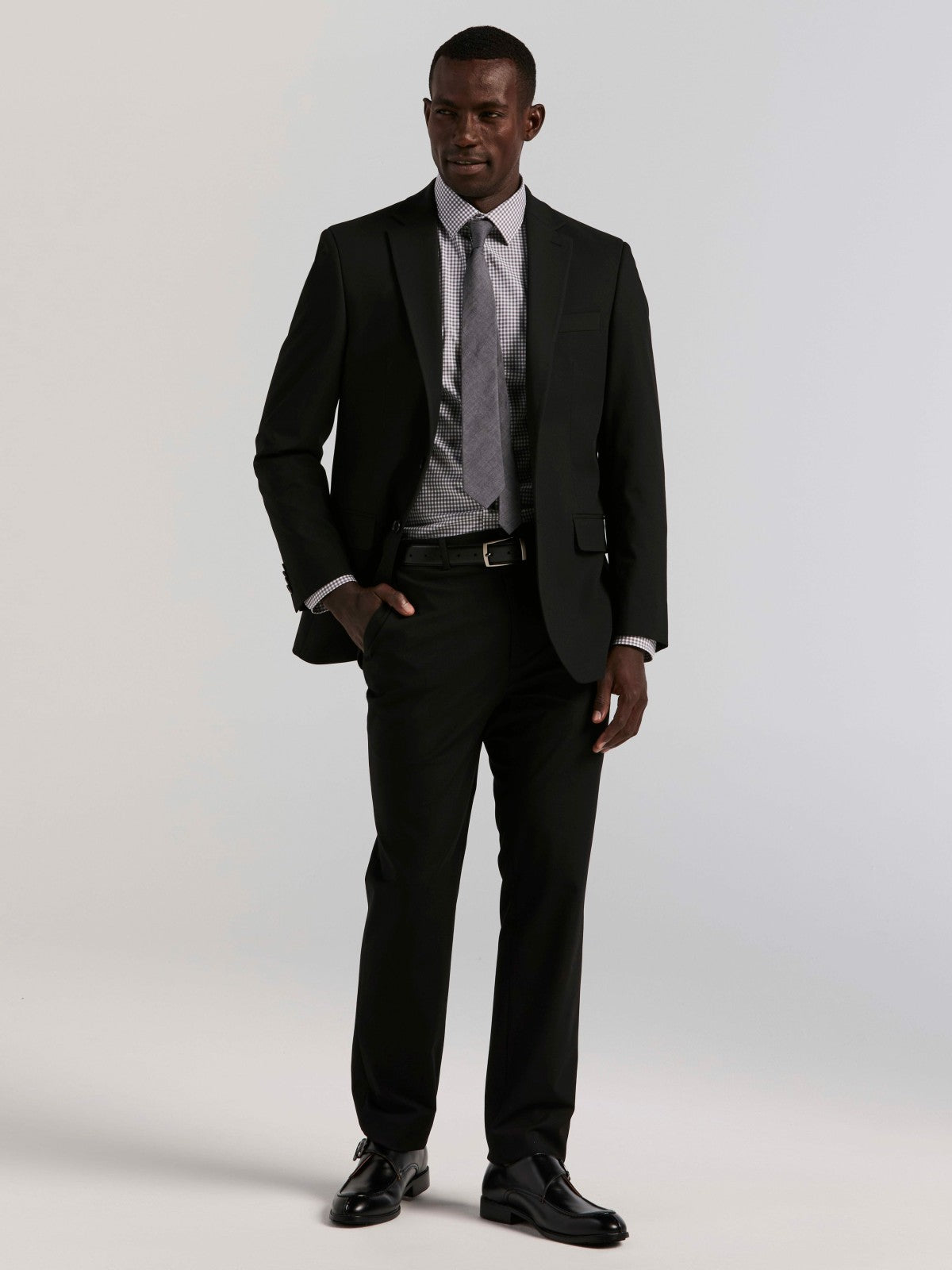 Slim Fit Gingham Cotton Dress Shirt