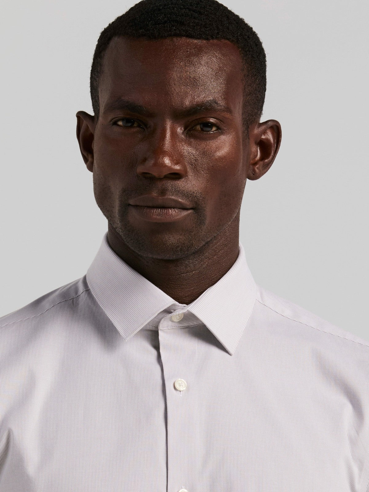 Slim Fit Mini Stripe Dress Shirt