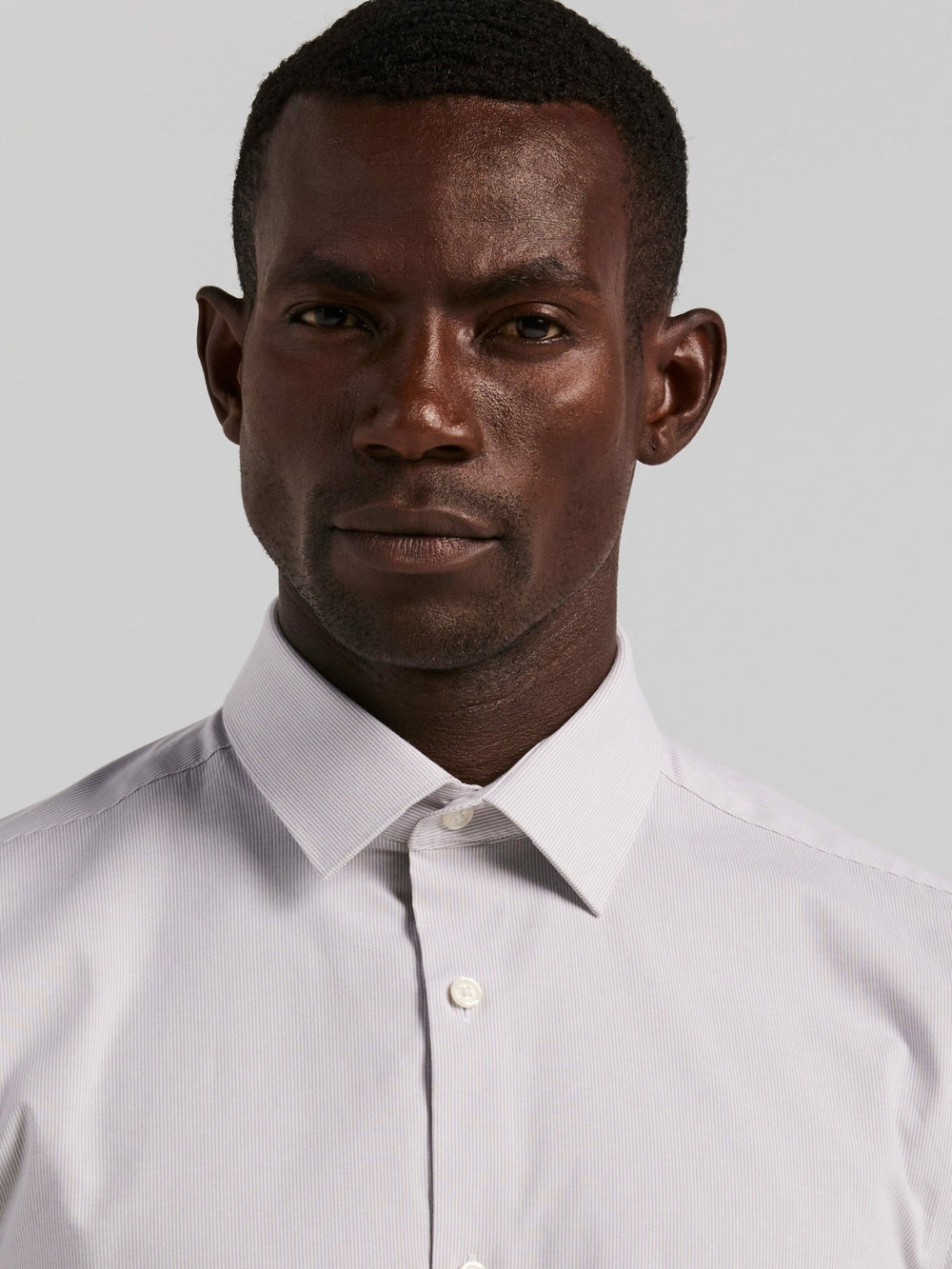 Slim Fit Mini Stripe Dress Shirt