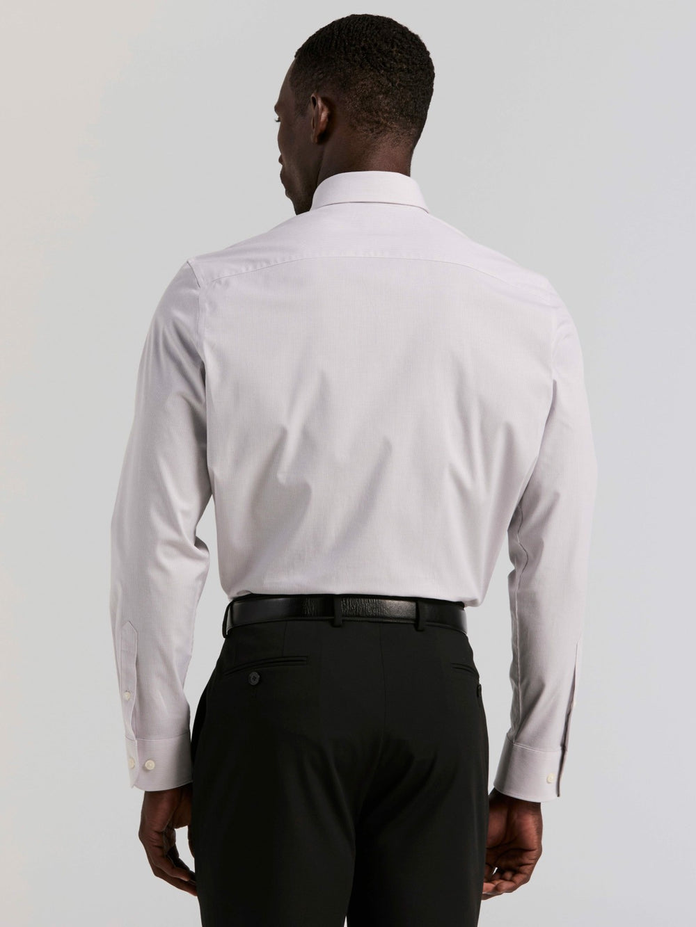 Slim Fit Mini Stripe Dress Shirt