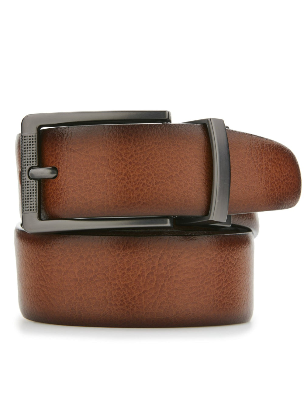 Burnished Reversible Leather Belt