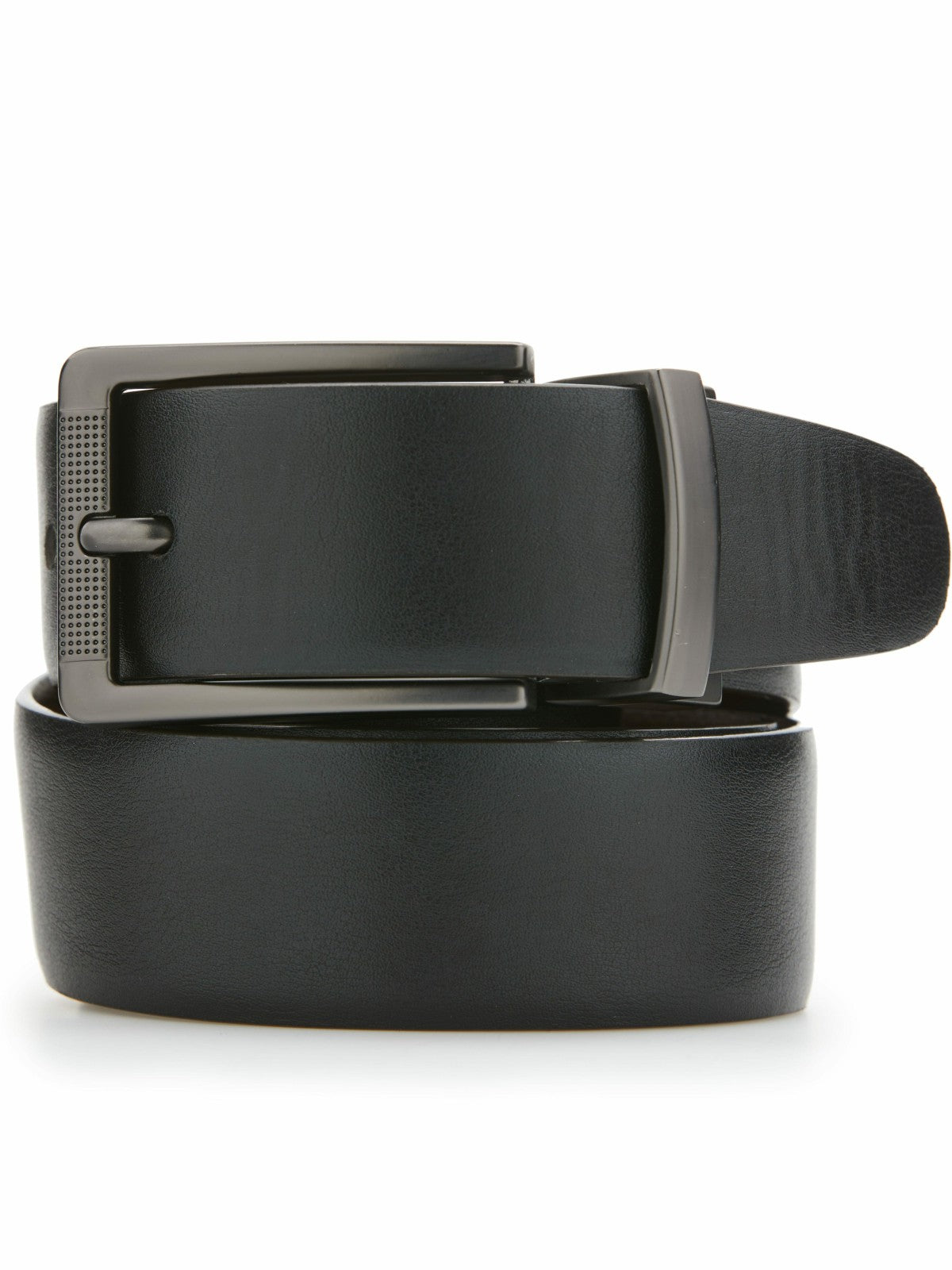 Burnished Reversible Leather Belt