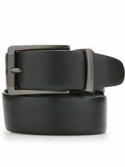 Burnished Reversible Leather Belt