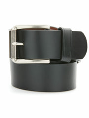Hex Roller Buckle Leather Belt
