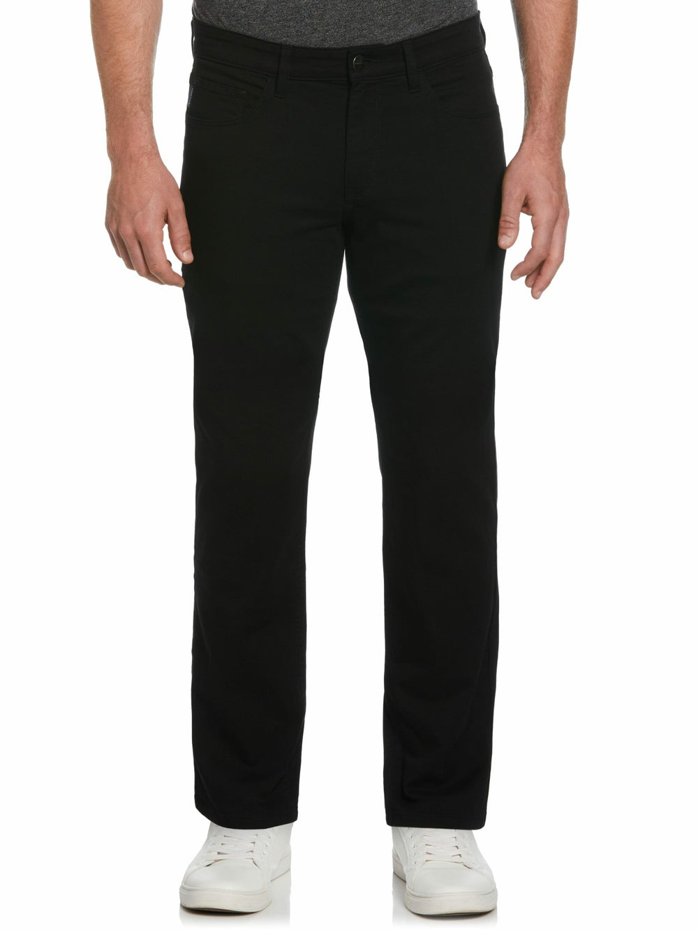 Slim Fit Dyed Solid Twill Five Pocket Pant