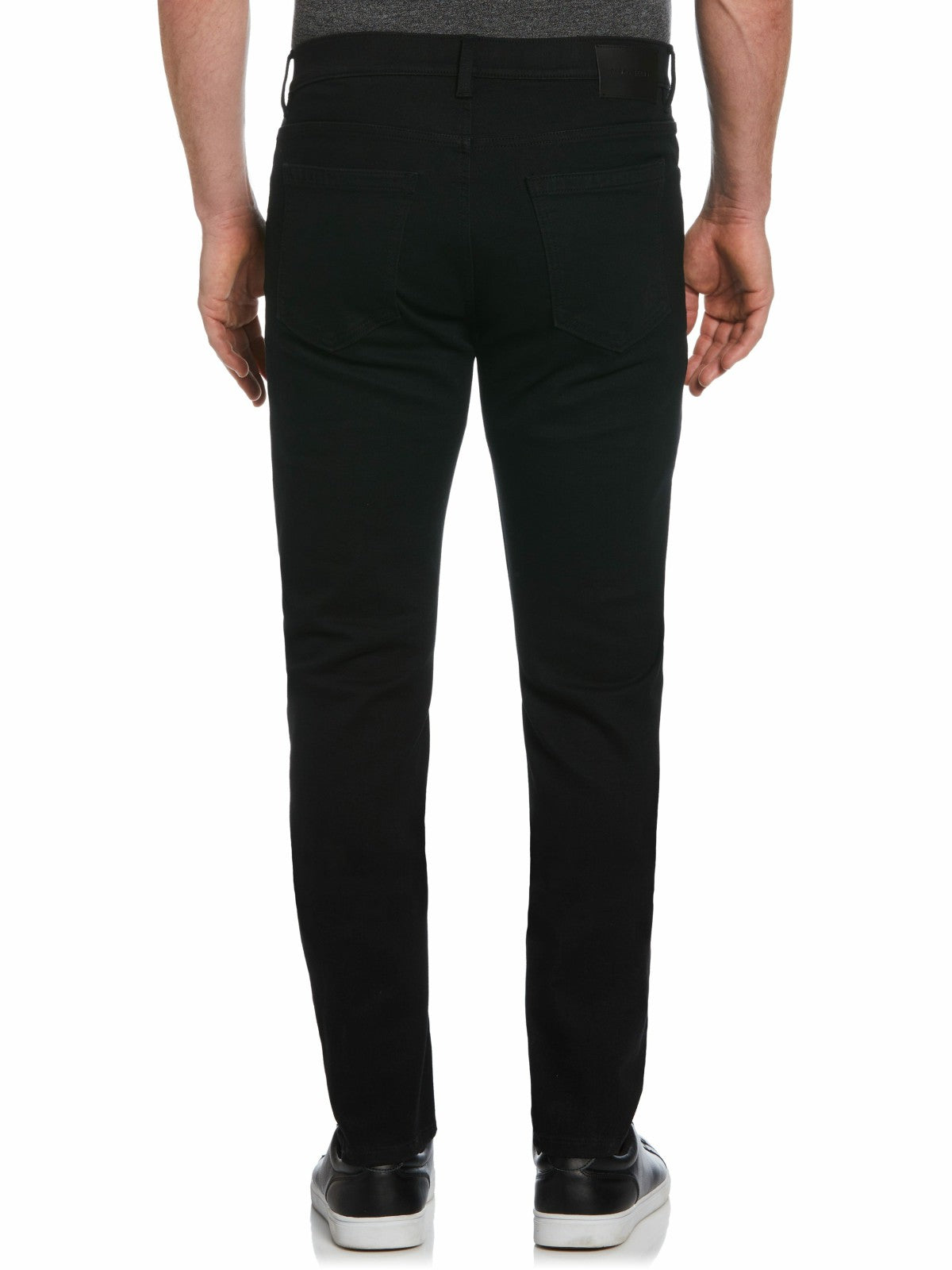 Slim Fit Black Rinse 5-Pocket Denim Jeans
