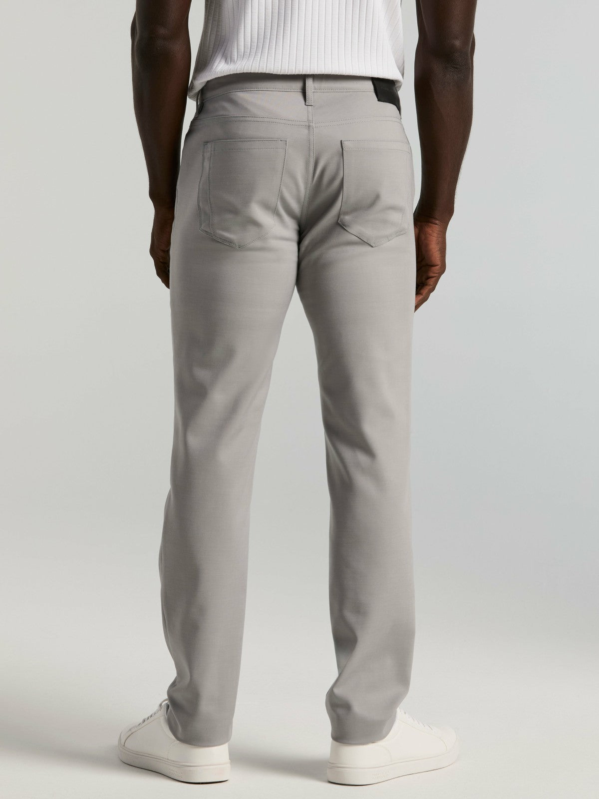 Slim Fit Double Cloth 5-Pocket Pants
