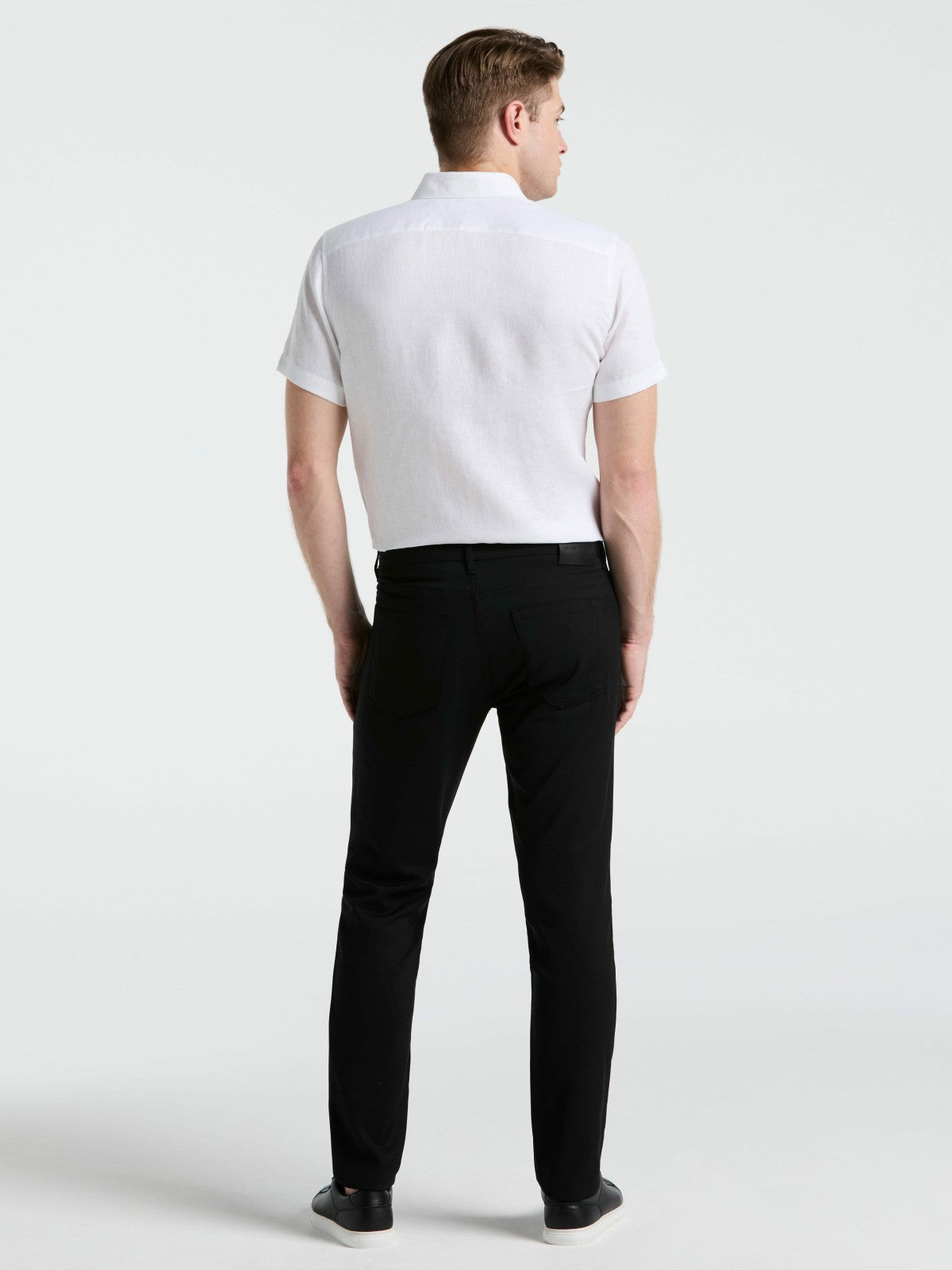 Slim Fit Double Cloth 5-Pocket Pants