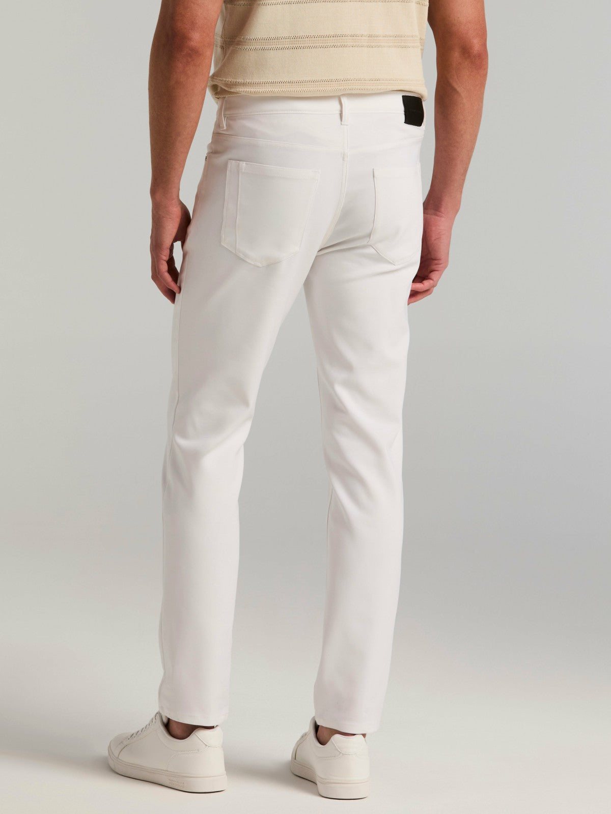 Slim Fit Double Cloth 5-Pocket Pants