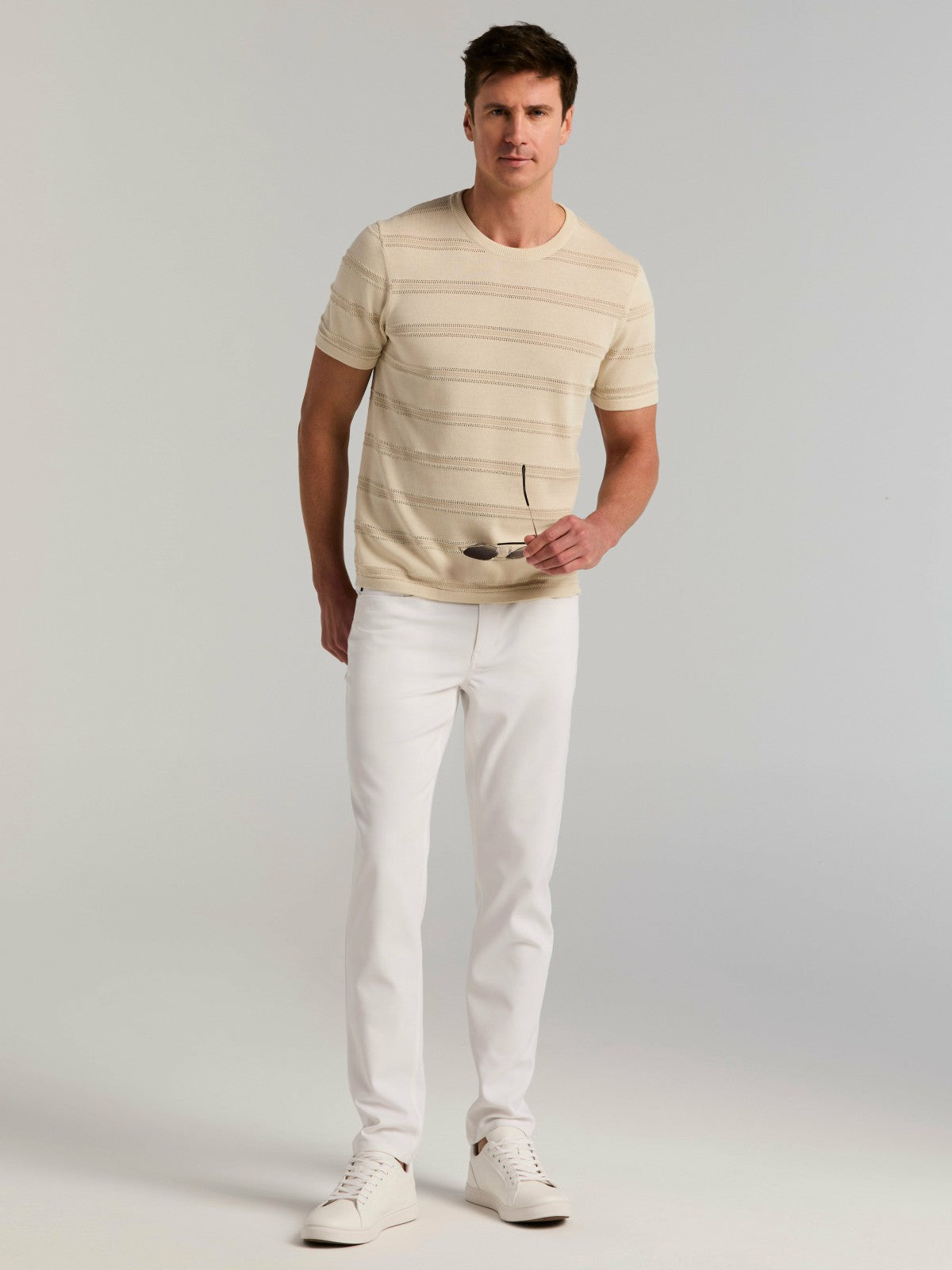 Slim Fit Double Cloth 5-Pocket Pants