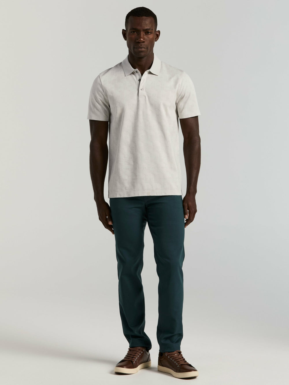 Slim Fit Double Cloth 5-Pocket Pants