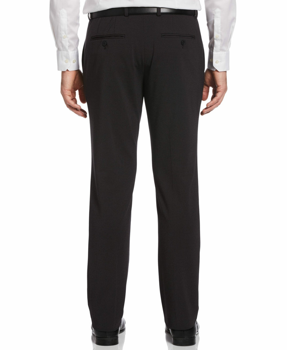 Slim Fit Pindot Stretch Knit Suit Pant