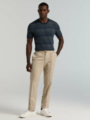Slim Fit Linen Blend Drawstring Pants