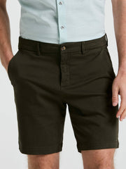 8" Flat Front Garment Dyed Short