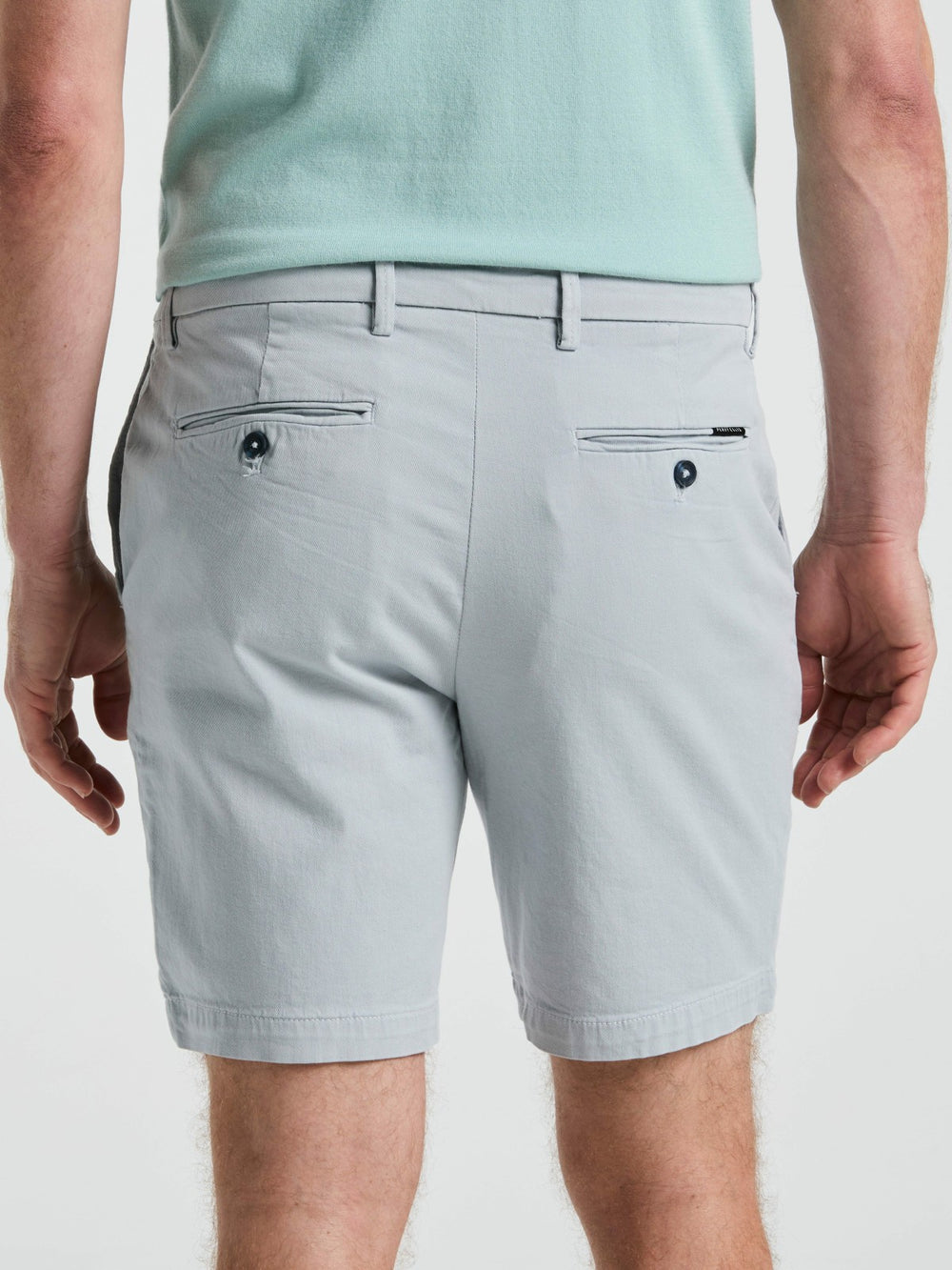 8" Flat Front Garment Dyed Short