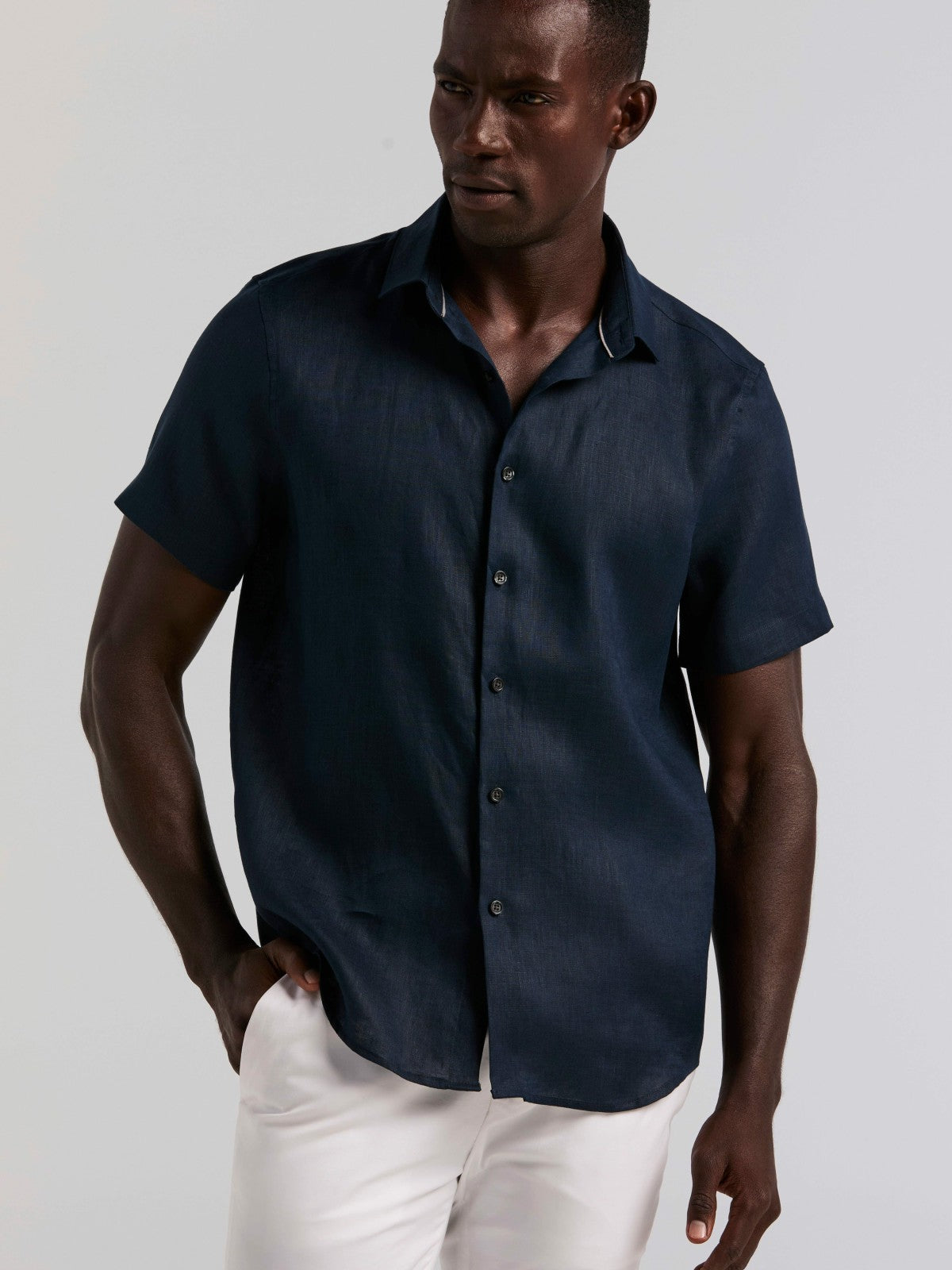 Solid Linen Shirt