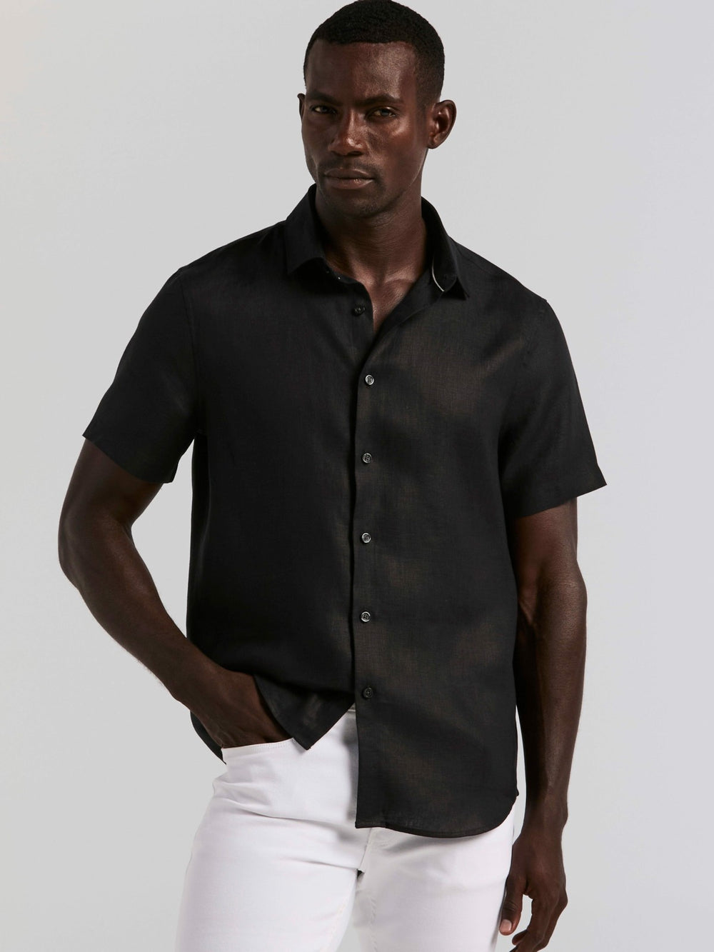 Solid Linen Shirt