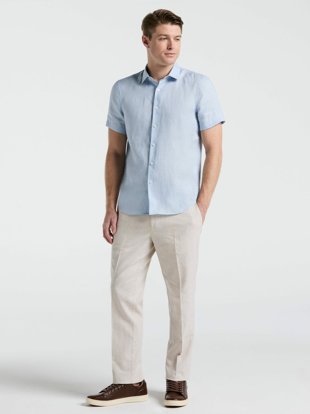 Solid Linen Shirt