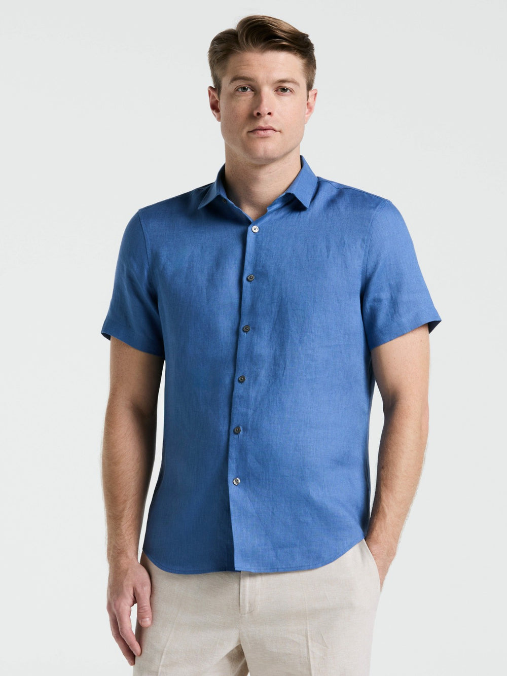 Solid Linen Shirt