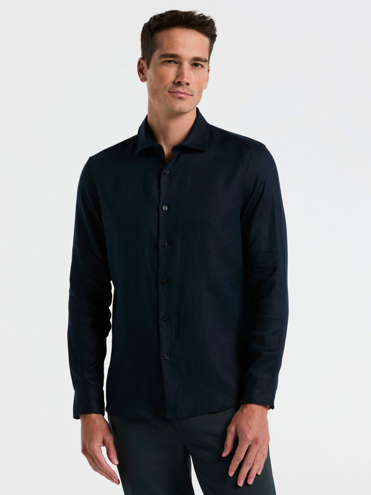 Solid Linen Shirt