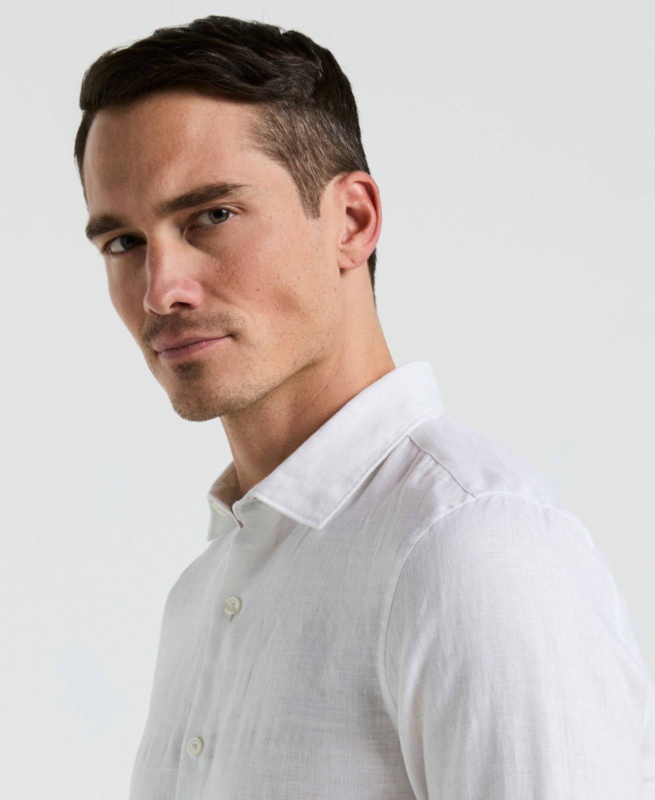 Solid Linen Shirt