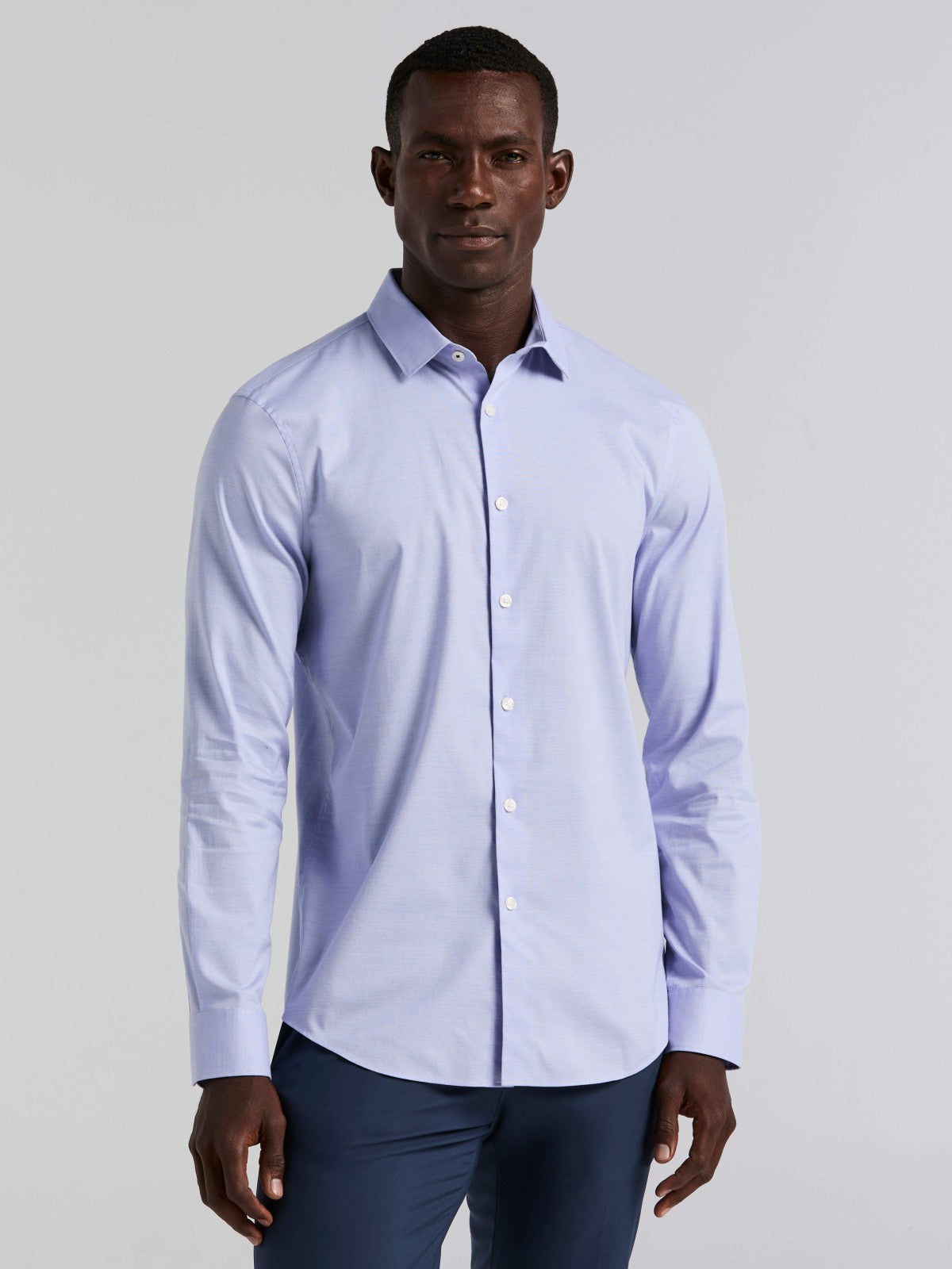 Dobby Cotton Stretch Slim Fit Shirt