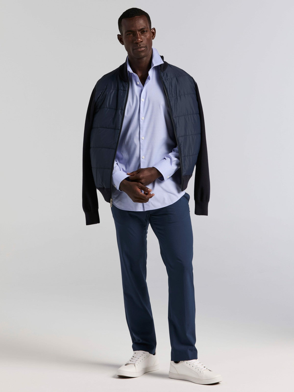Dobby Cotton Stretch Slim Fit Shirt