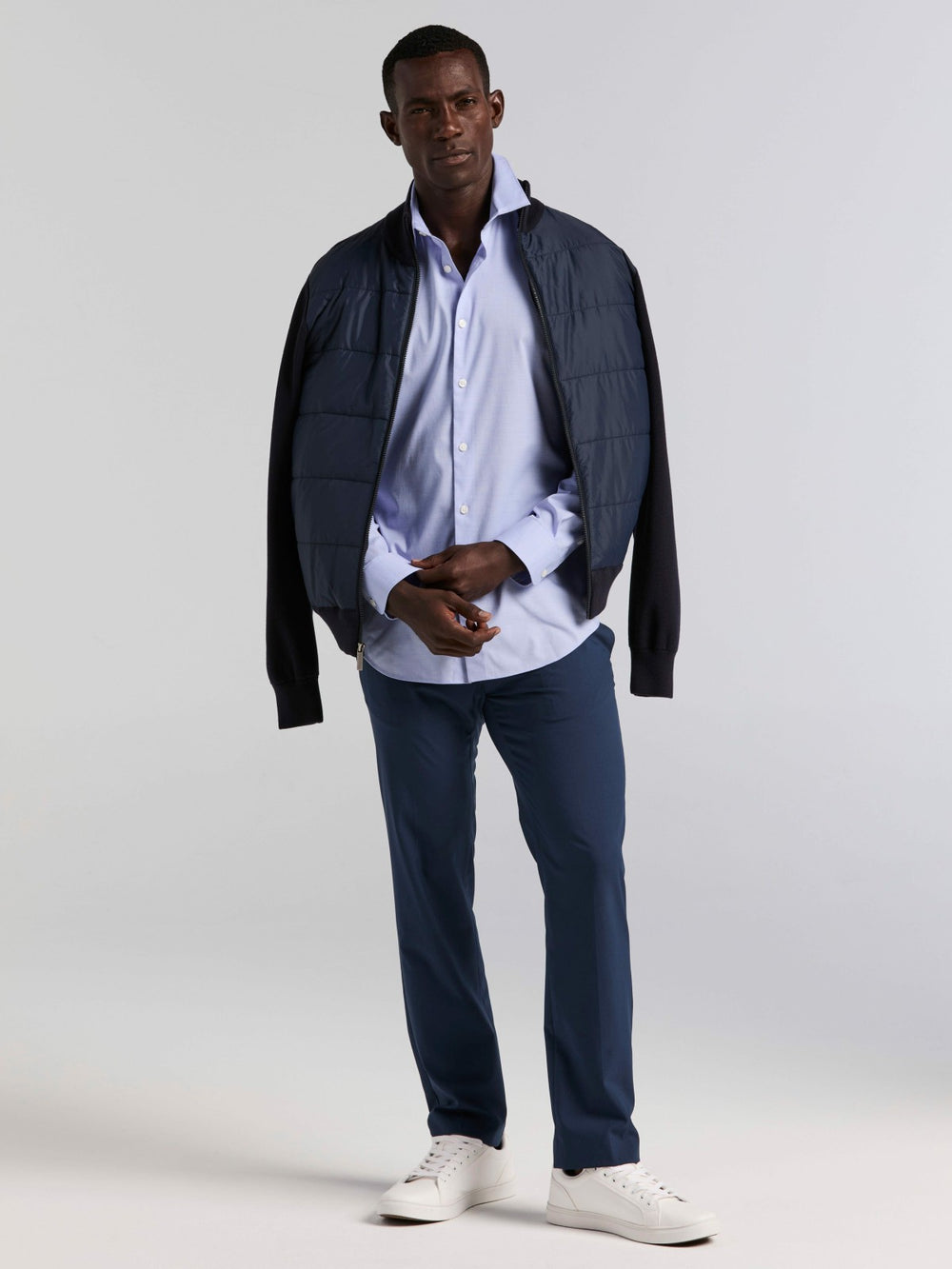 Dobby Cotton Stretch Slim Fit Shirt