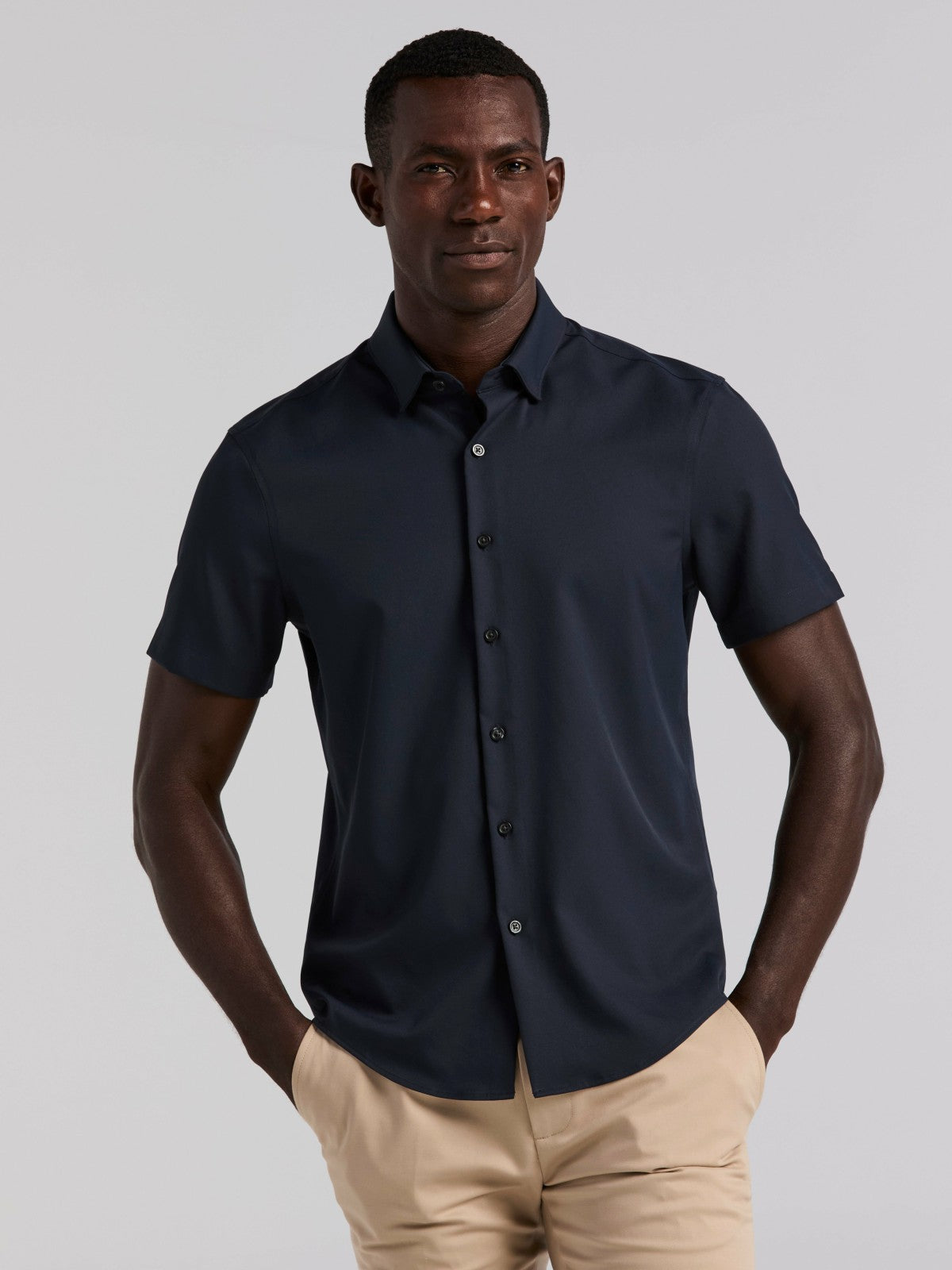 Slim Fit Total Stretch Solid Shirt