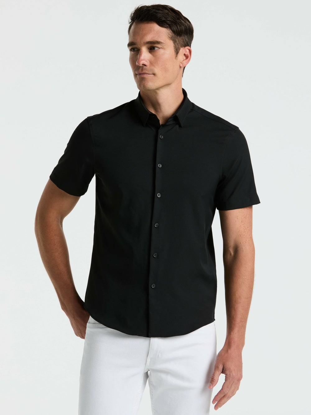 Slim Fit Total Stretch Solid Shirt