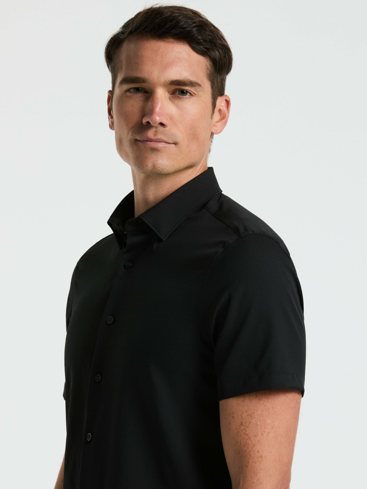 Slim Fit Total Stretch Solid Shirt