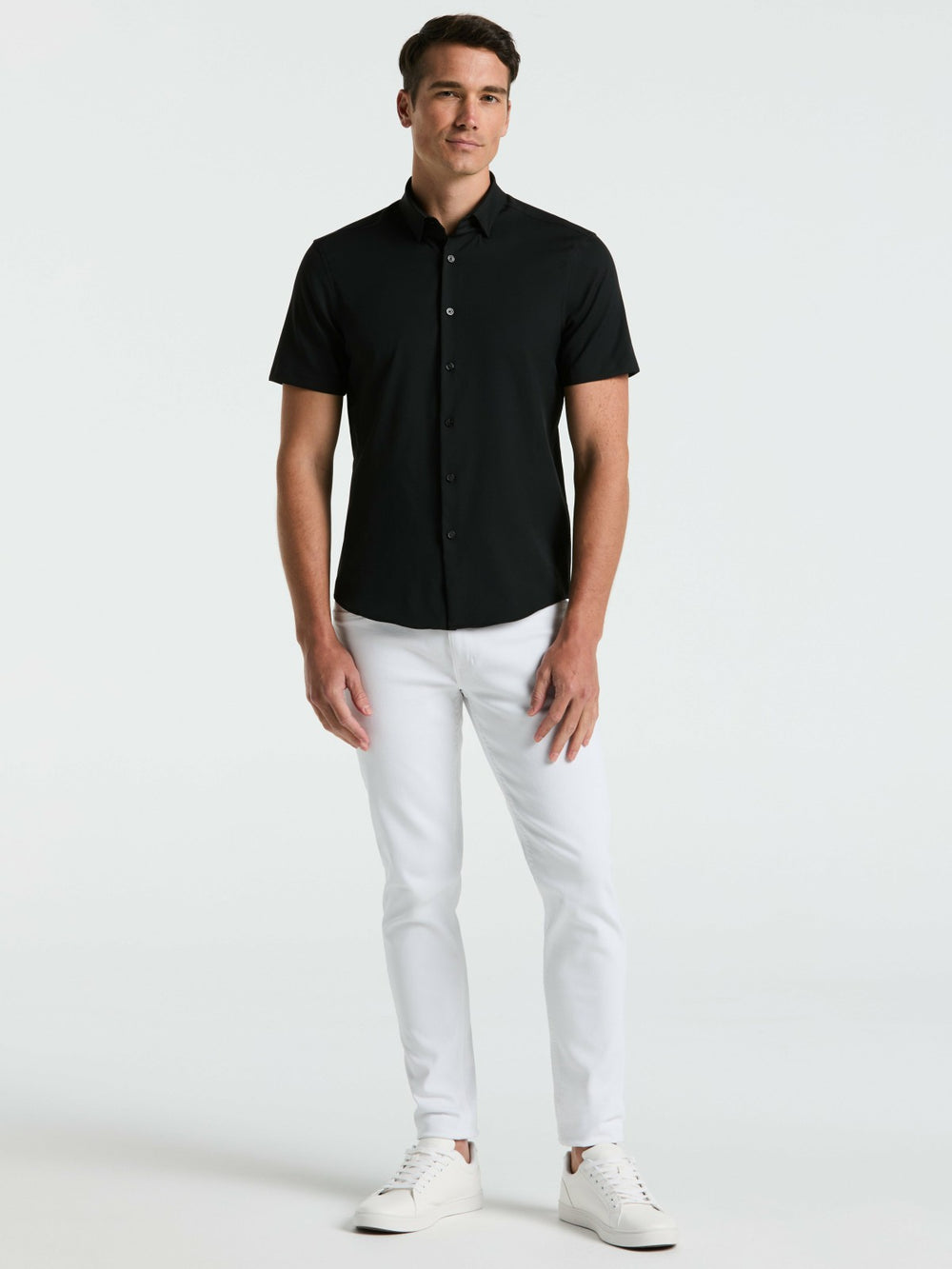 Slim Fit Total Stretch Solid Shirt