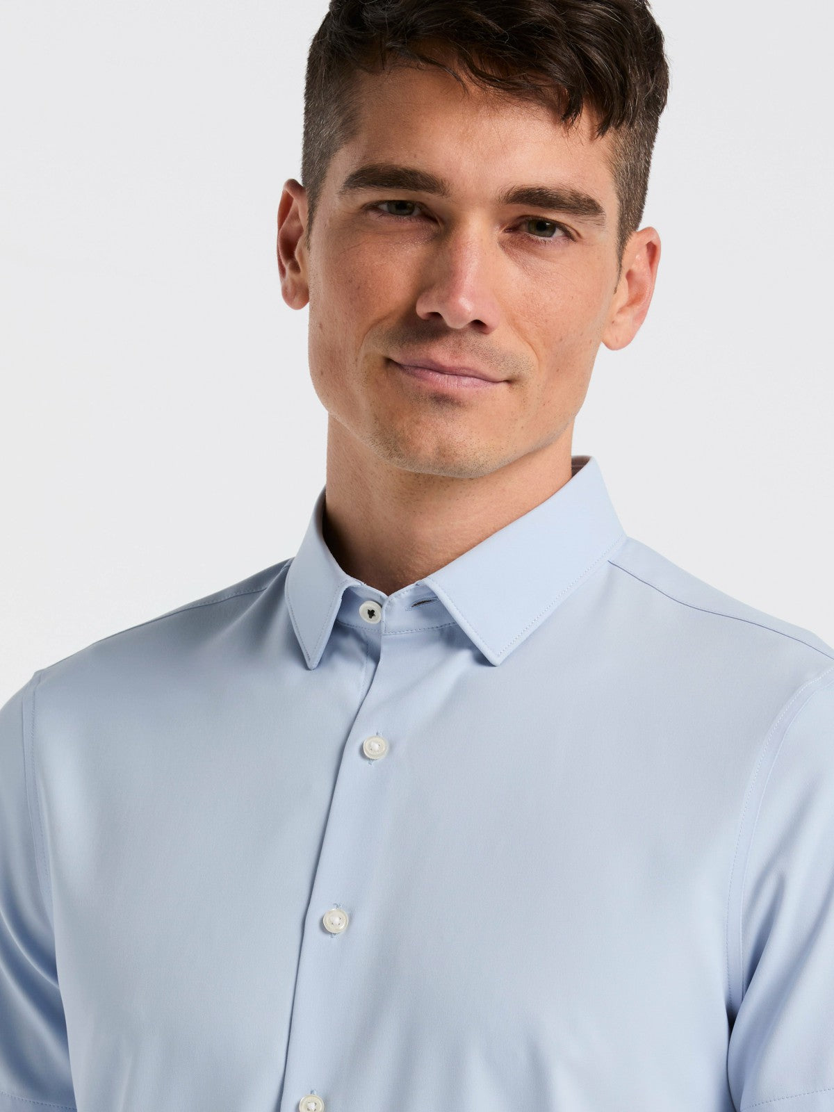 Slim Fit Total Stretch Solid Shirt